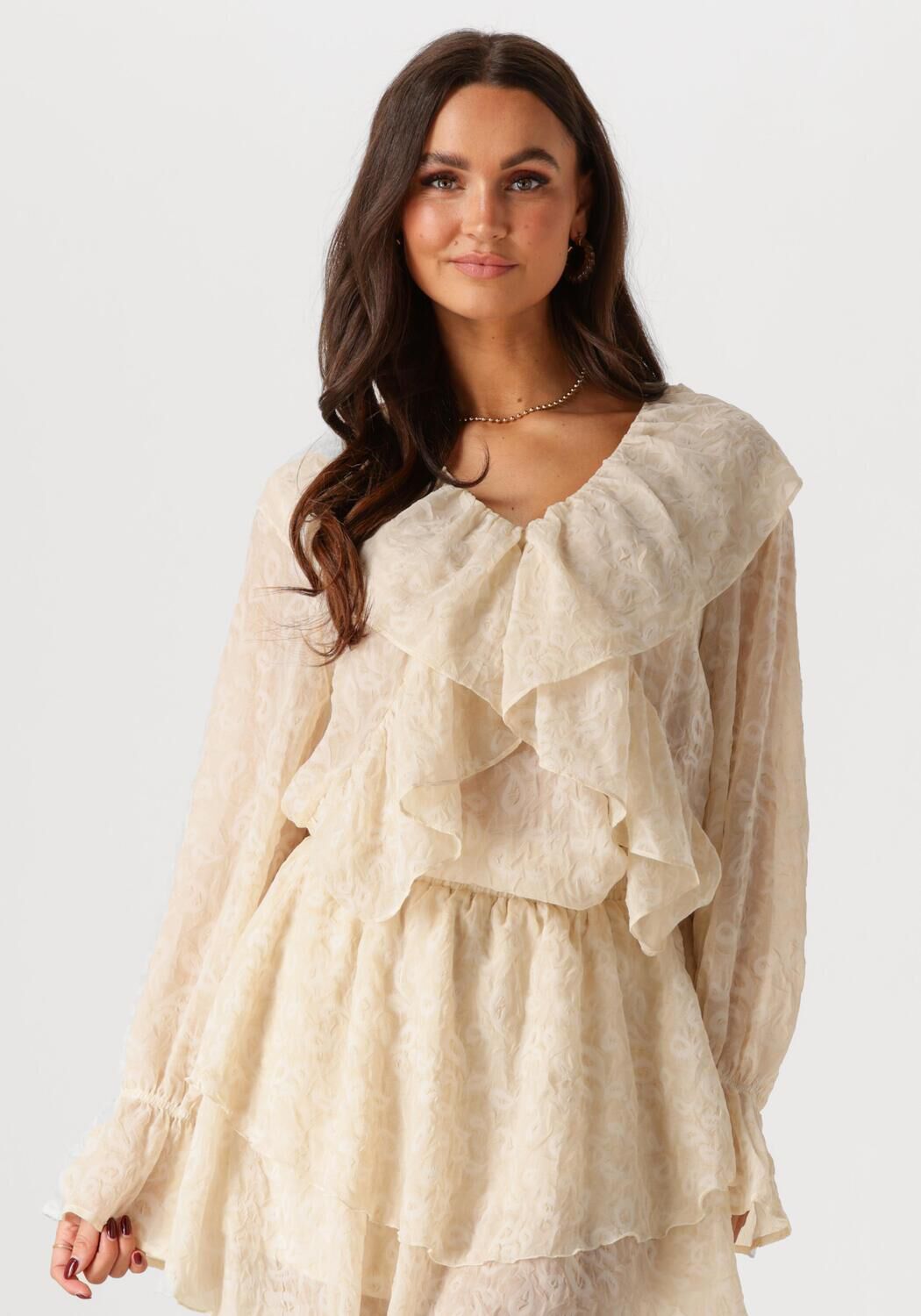 STUDIO AMAYA Dames Blouses Quinn Beige