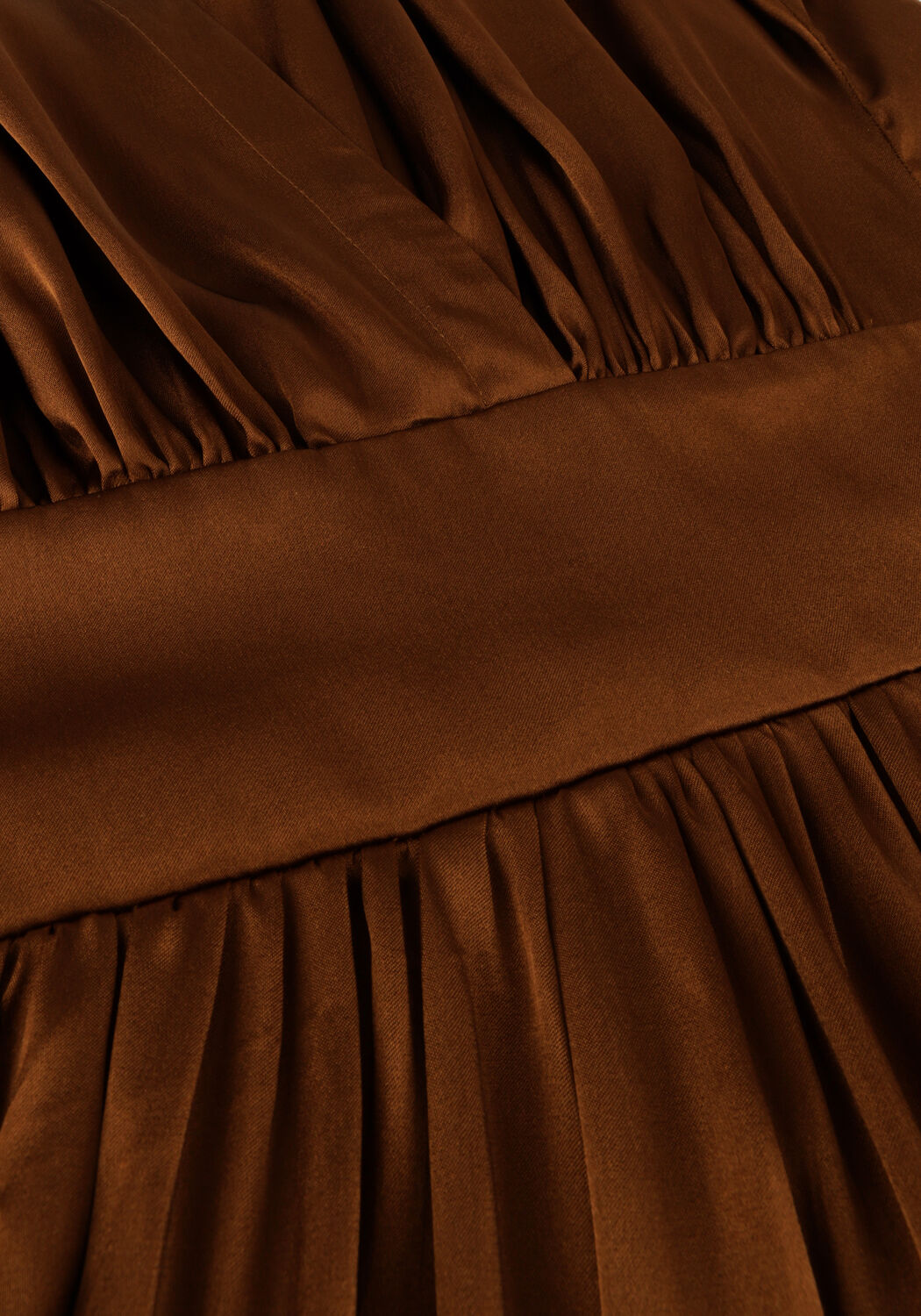 Bruine SEMICOUTURE Maxi jurk BLONDIE - large