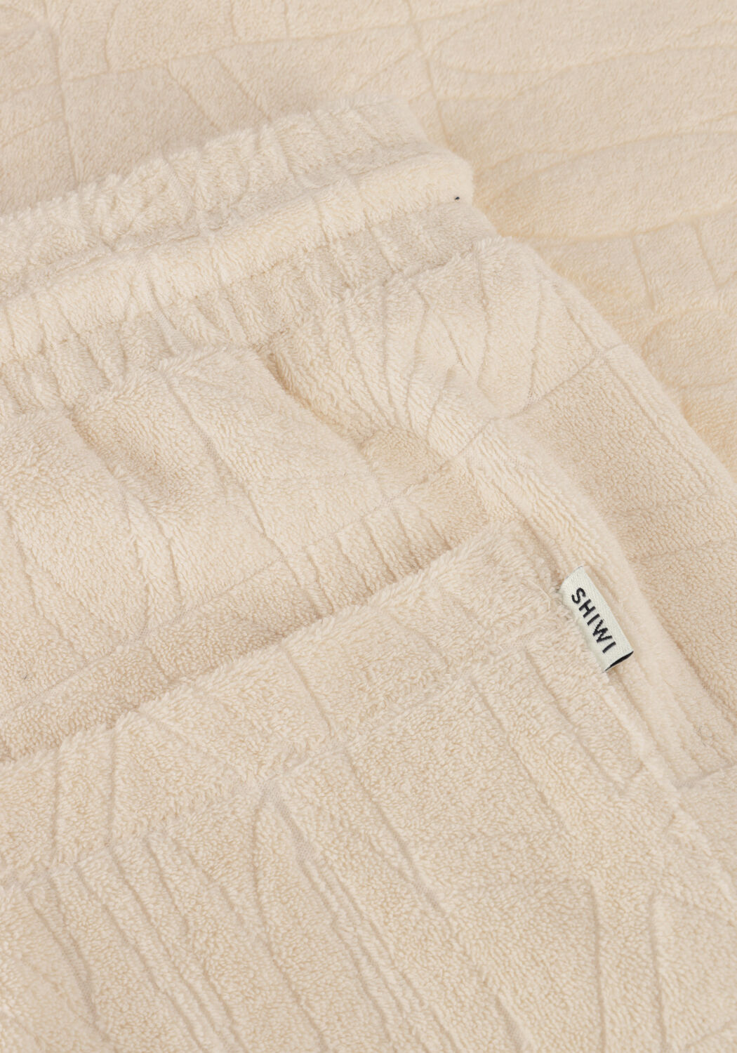 Ecru SHIWI Korte broek MEN TONY TOWELING SHORTS GEO SUN - large