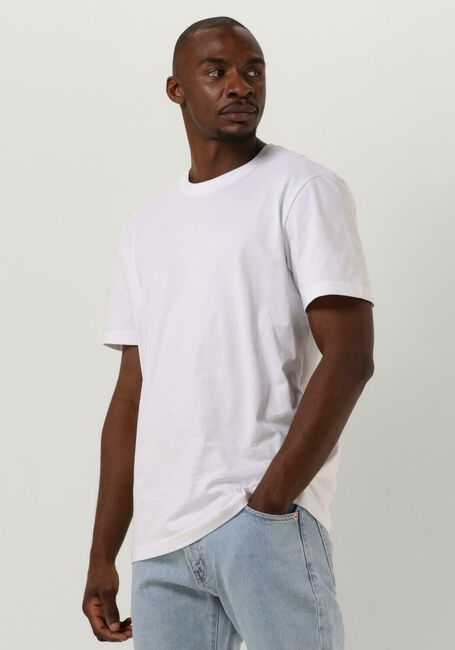 Witte SELECTED HOMME T-shirt SLHNORMANI180 SS O-NECK TEE - large