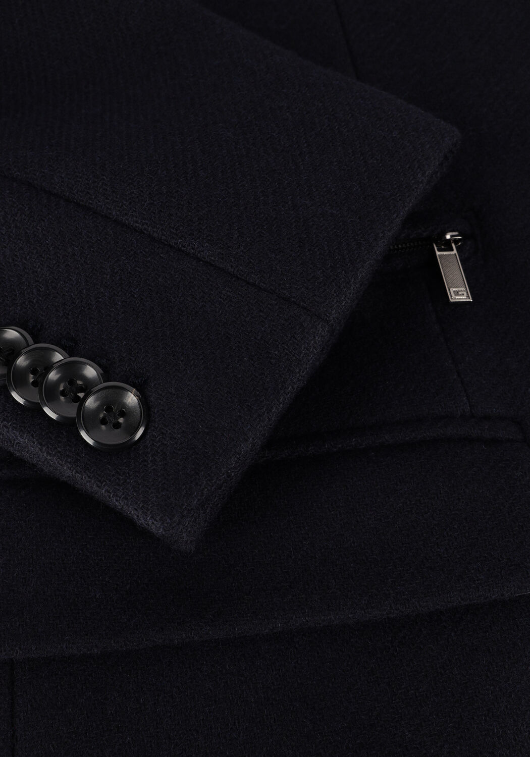 Donkerblauwe GENTILUOMO Mantel C1040-841 - large