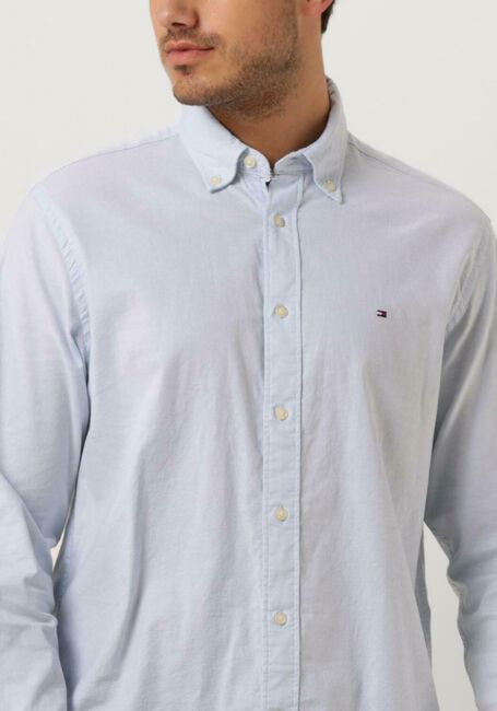 Lichtblauwe TOMMY HILFIGER Casual overhemd CORE 1985 FLEX OXFORD RF SHIRT - large