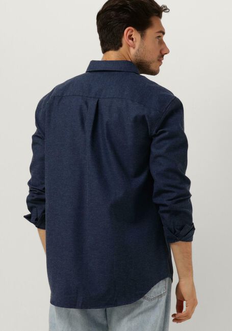 Blauwe ANERKJENDT Casual overhemd AKKONRAD MELANGE SHIRT - large