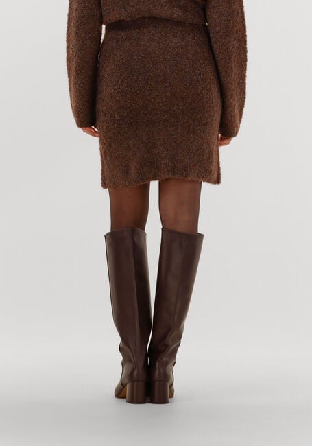 Bruine Y.A.S. Minirok YASPLYRA HW KNIT SKIRT - large