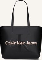 Zwarte CALVIN KLEIN Shopper SCULPTED SHOPPER29 MONO - medium