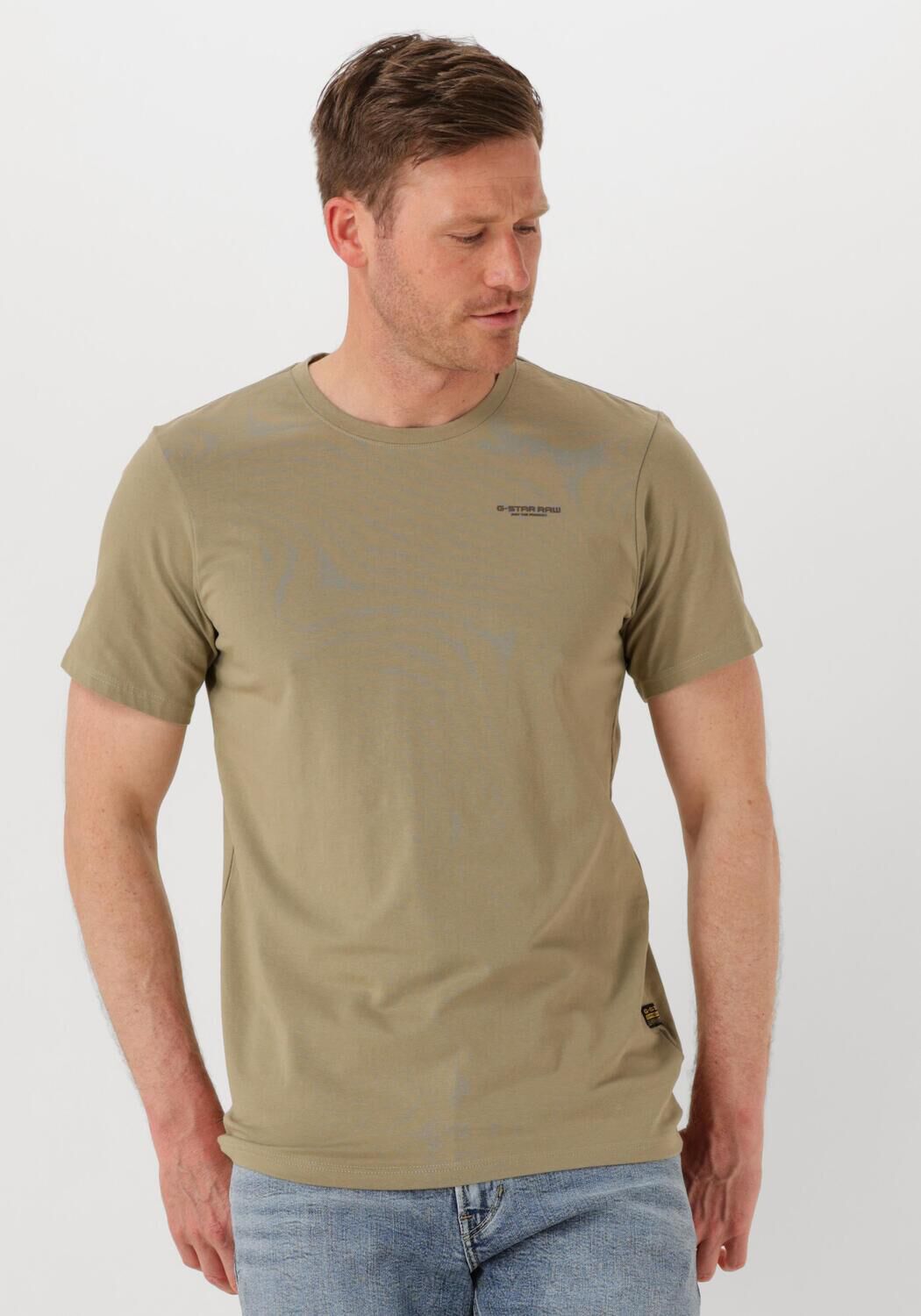 G-STAR RAW Heren Polo's & T-shirts Slim Base R T S s Khaki