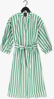 Groene ACCESS Midi jurk STRIPED SHIRT DRESS
