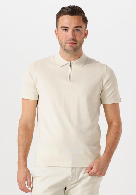 Creme DSTREZZED Polo DORIAN ZIP POLO - large