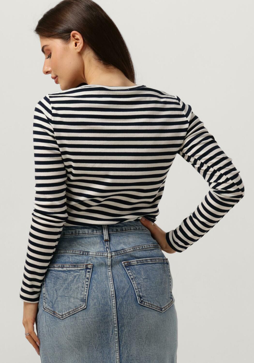 MY ESSENTIAL WARDROBE Dames Tops & T-shirts Danamw Blouse Donkerblauw
