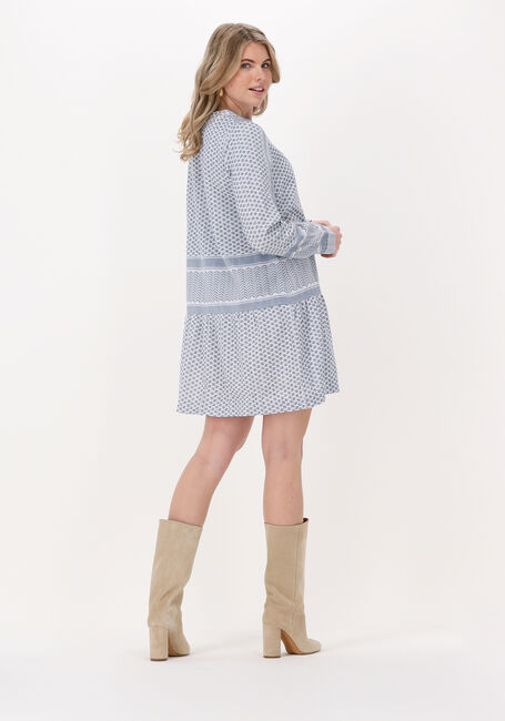 Lichtblauwe ROUGH STUDIOS Mini jurk LANA DRESS - large