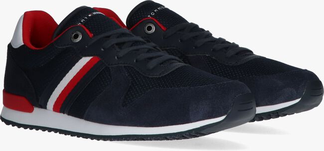 Blauwe TOMMY HILFIGER Lage sneakers ICONIC RUNNER - large