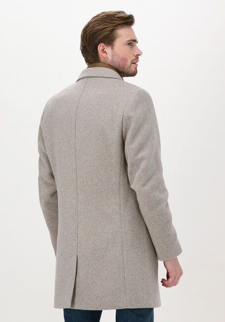 Lichtgrijze VANGUARD Mantel LONG JACKET WOOLER CHOPROAD 2. - large