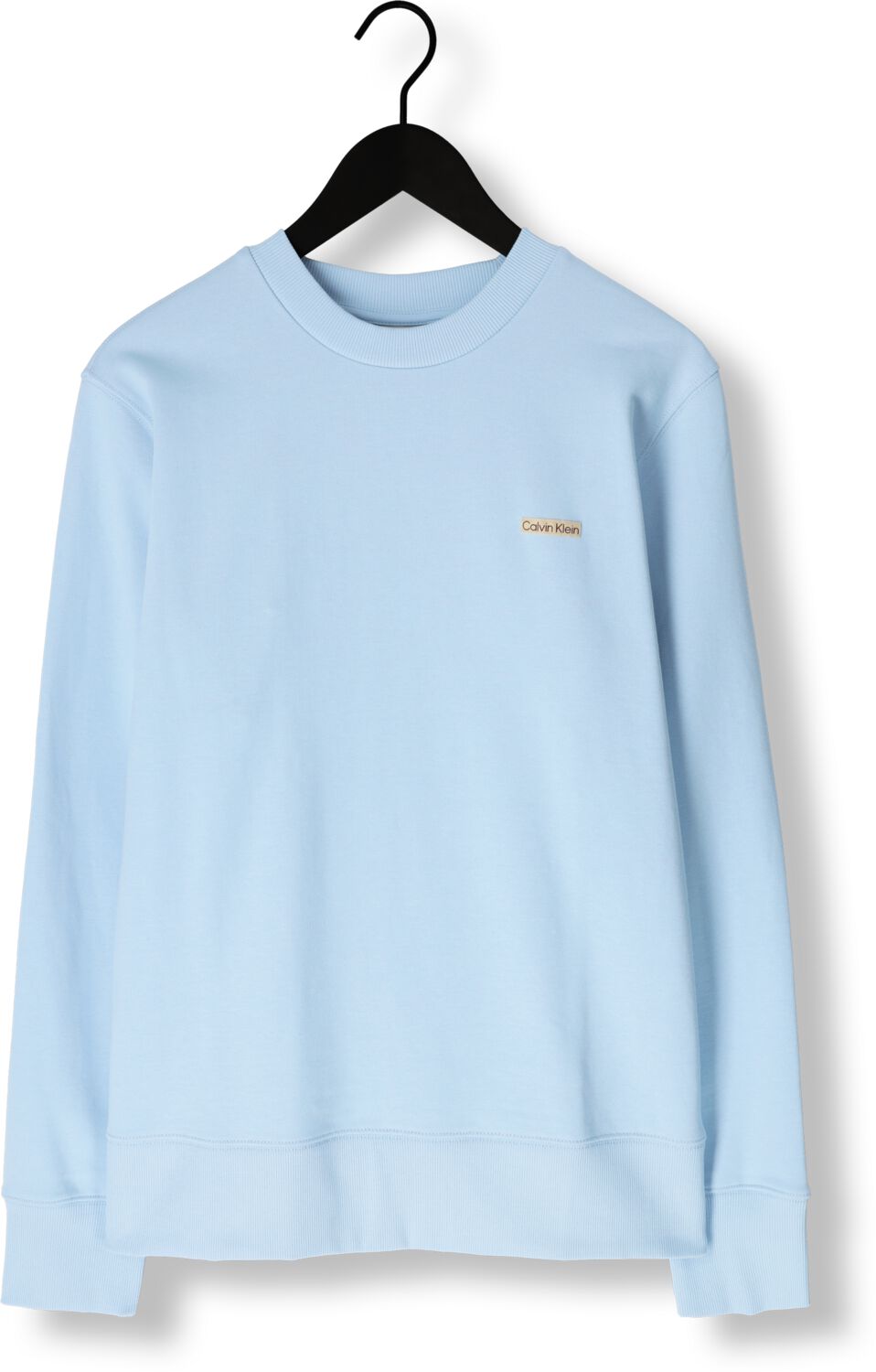 CALVIN KLEIN Heren Truien & Vesten Label Crew Neck Lichtblauw
