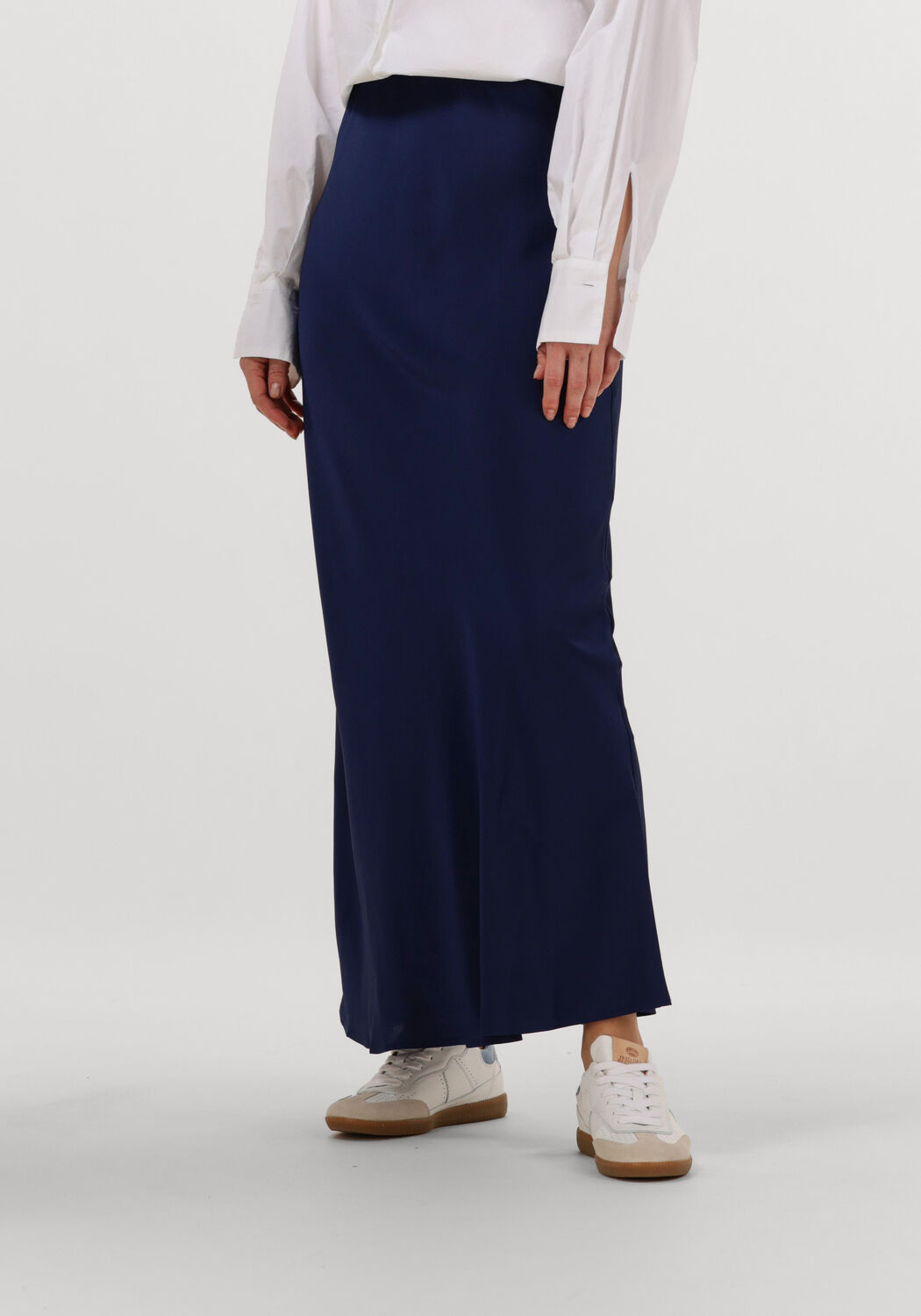 Bruuns Bazaar Maxi Rok Bbjoanelle Donkerblauw Blue Dames