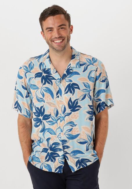 Multi SHIWI Casual overhemd MEN VIC SHORT SLEEVE SHIRT FLORAL LEAFS - large