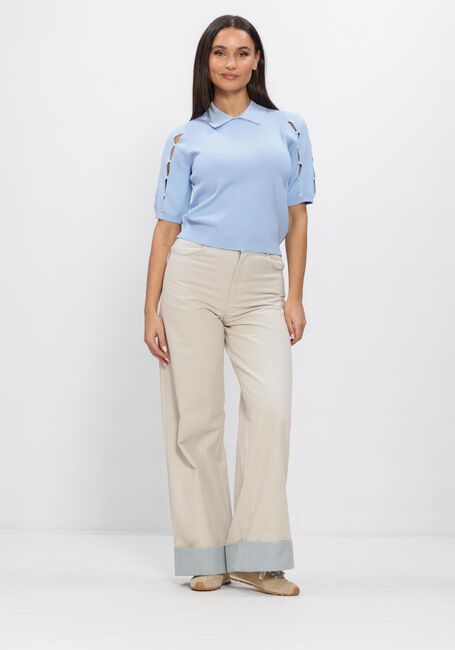 Lichtblauwe FREEBIRD Top KN-VIS-SOFT-26-1 - large