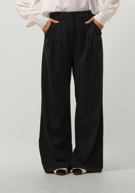 Zwarte MSCH COPENHAGEN Pantalon MSCHHENRIKA HW PANTS - large