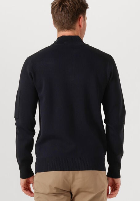 Zwarte GENTI Trui TURTLE 3 BUTTON LS - large