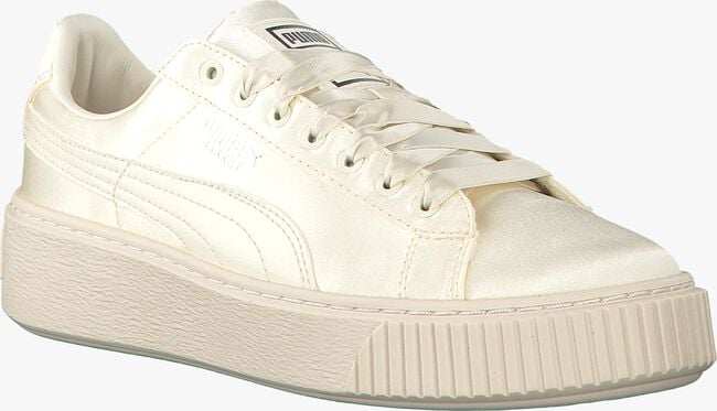 Witte PUMA Sneakers BASKET PLATFORM TWEEN JR  - large