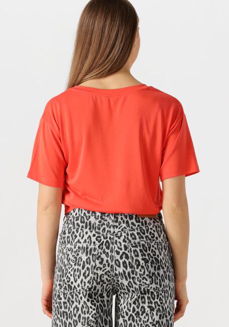 Oranje OBJECT T-shirt OBJANNIE RE S/S V-NECK TOP - large