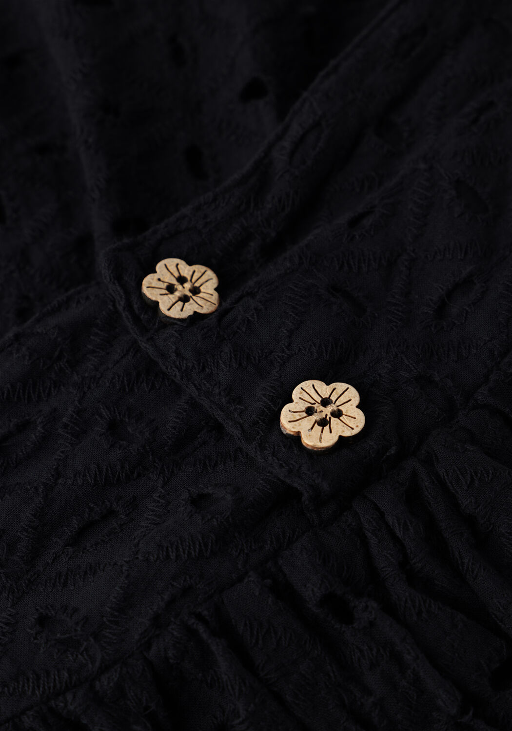 Zwarte LIKE FLO Minirok SILVANNA BRODERIE SKIRT - large