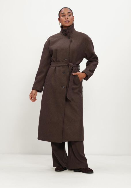 Bruine MSCH COPENHAGEN Mantel MSCHKEOLA SECILIA WOOL COAT - large