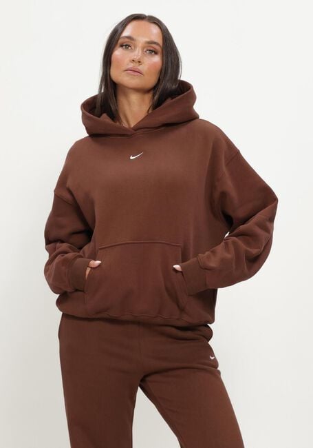 Bruine NIKE Sweater NIKE STUDIO FLEECE - large