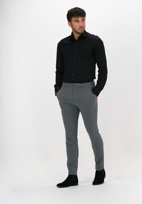 Zwarte PORTO MILANO Klassiek overhemd MILANO - large