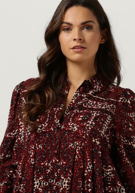 Rode IDANO Mini jurk TEANA - large