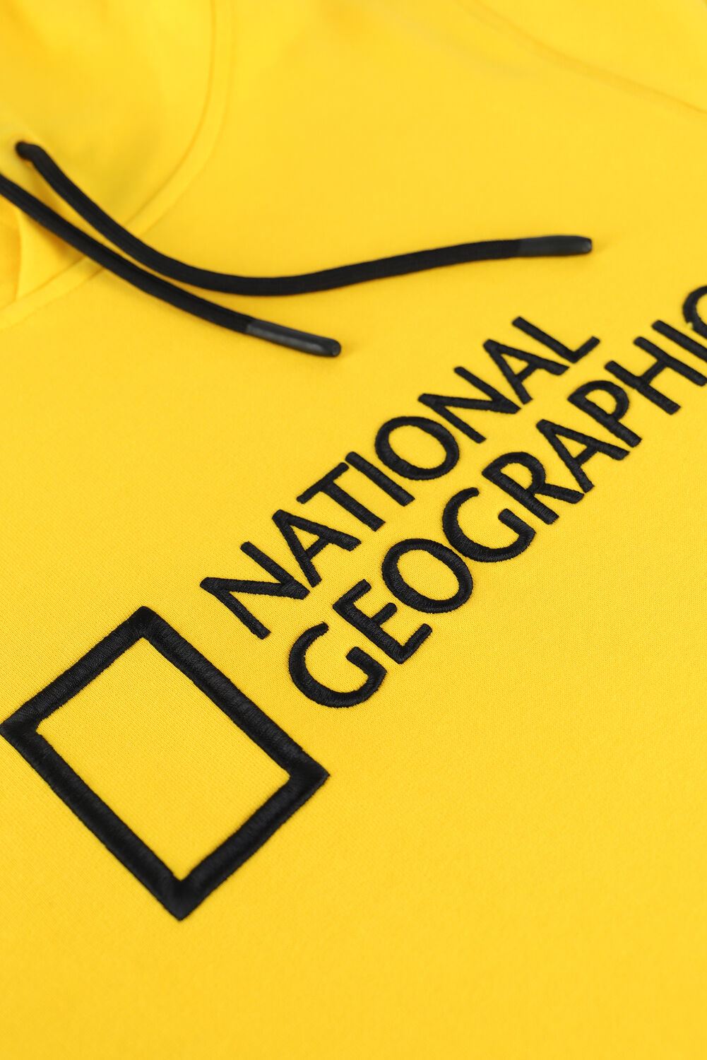 Gele NATIONAL GEOGRAPHIC Sweater UNISEX HOODY WITH BIG LOGO - large