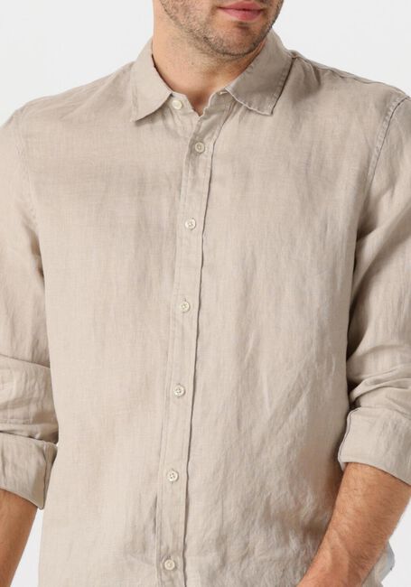 Beige SCOTCH & SODA Casual overhemd REGULAR FIT LINEN SHIRT - large
