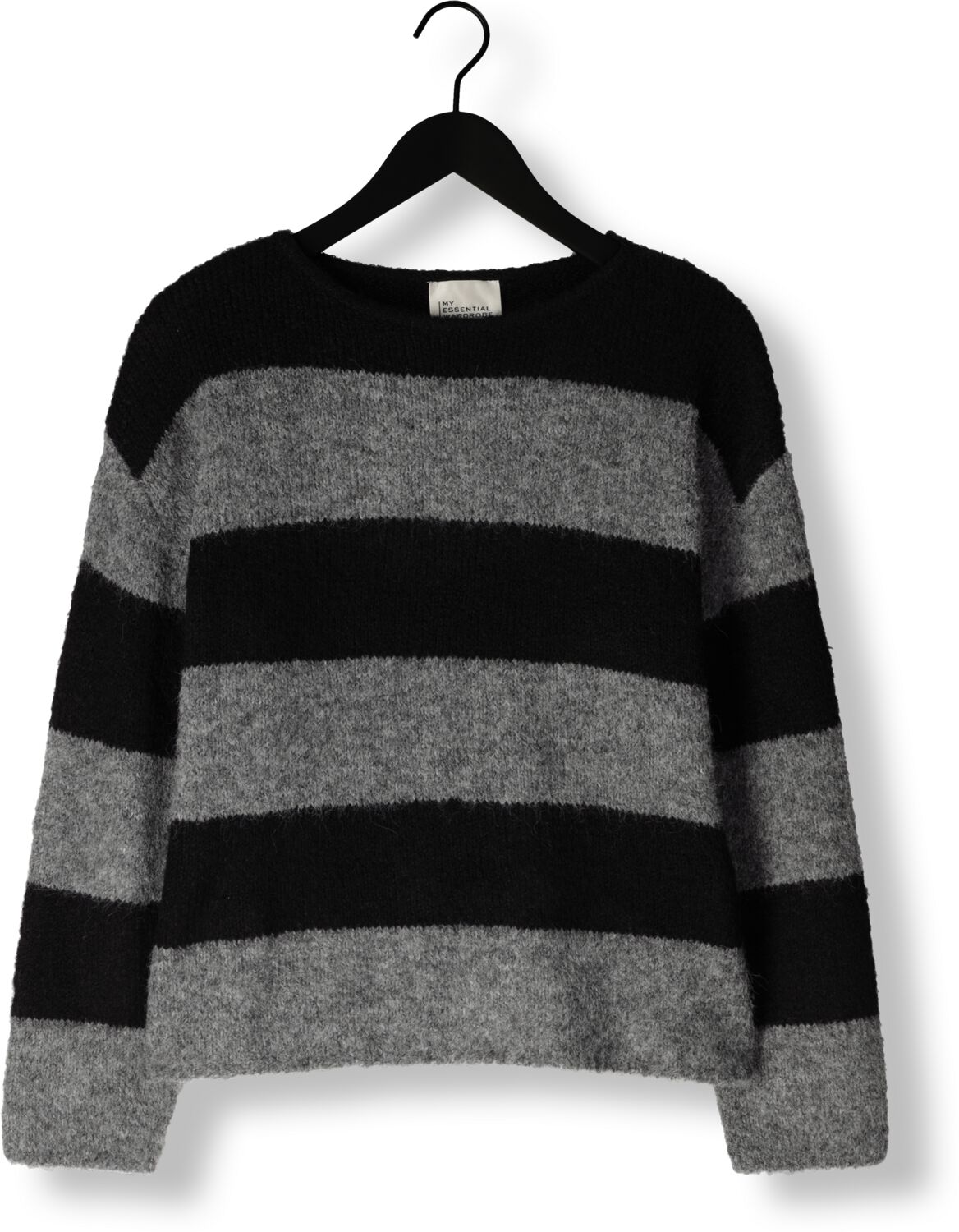 MY ESSENTIAL WARDROBE Dames Truien & Vesten Meenamw Knit Pullover Grijs