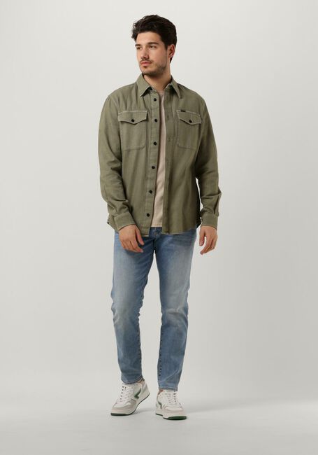 Groene G-STAR RAW Casual overhemd MARINE SLIM SHIRT L\S - large