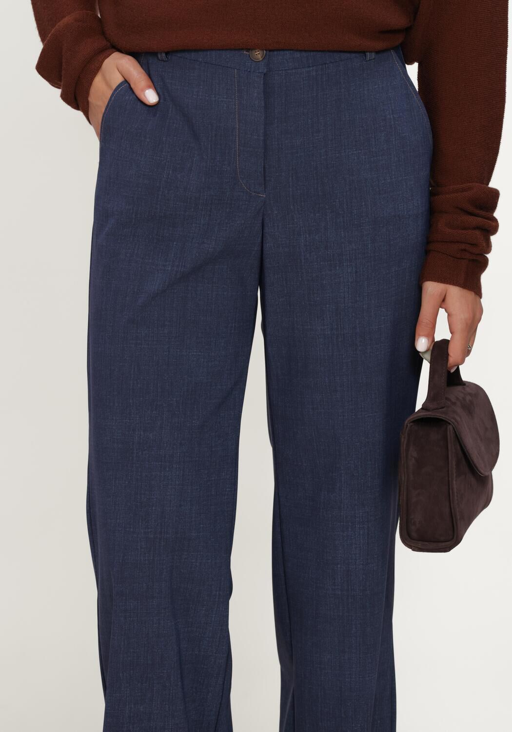 Blauwe JAPAN TKY Pantalon DARYO - large