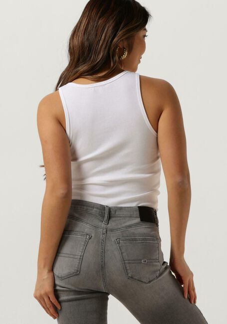 Witte TOMMY JEANS Top TJW ESSENTIAL RIB TANK - large