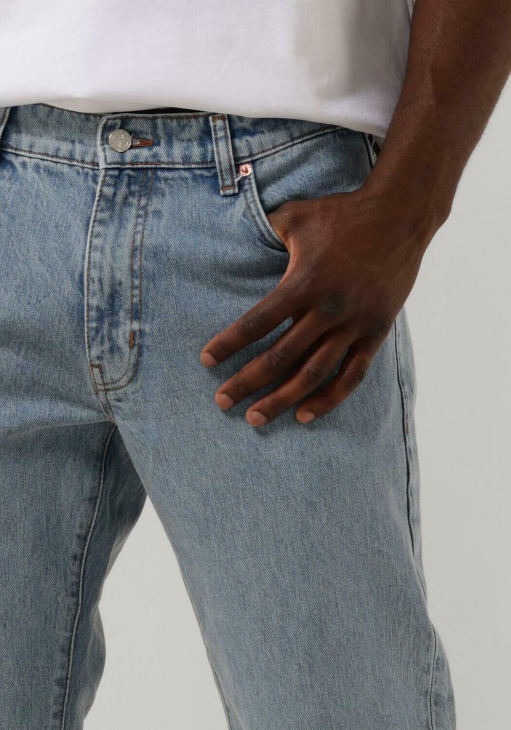 WOODBIRD Heren Jeans Doc Doone Jeans Blauw