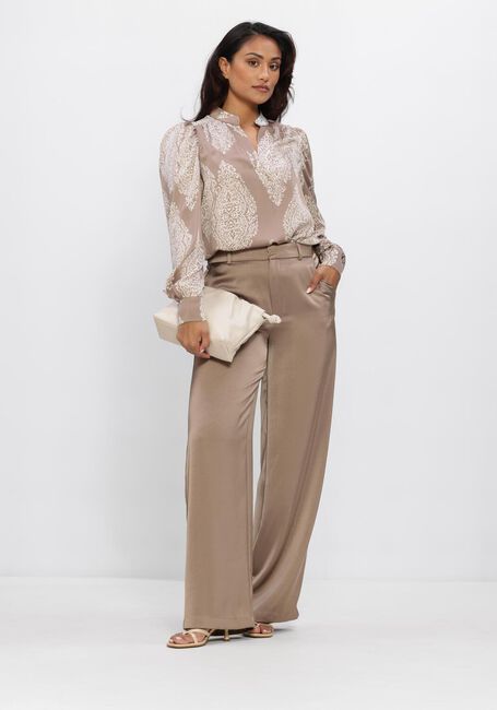 Taupe NEO NOIR Blouses ROSSLYN PAISLEY DROP BLOUSE - large