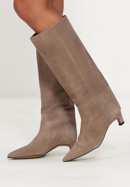 Taupe &Aacute;NGEL ALARC&Oacute;N Hoge laarzen 26572 - large