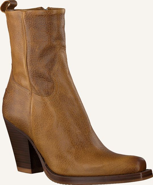Cognac SHABBIES Enkellaarsjes 193020109 Cognac SHABBIES Enkellaarsjes 193020109 - large