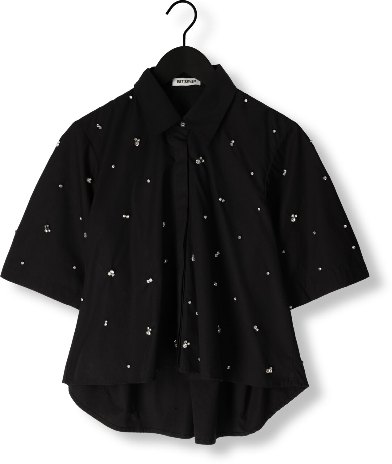 EST'SEVEN Dames Blouses Alijah Blouse Zwart