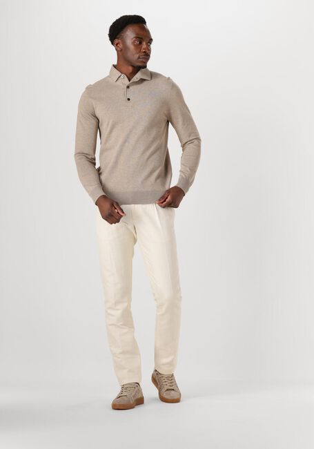 Beige PROFUOMO Trui POLO ONEPIECE LUXURY BASIC - large