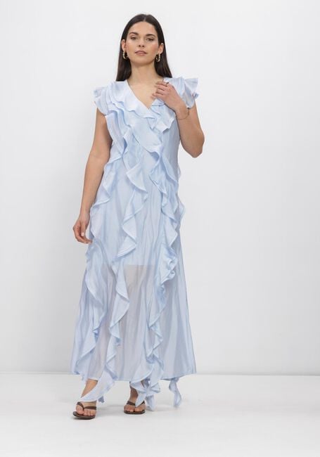 Blauwe COPENHAGEN MUSE Midi jurk CMMOLLY-DRESS - large