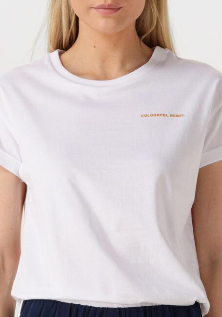 Witte COLOURFUL REBEL T-shirt SUMMER SHELL BOXY TEE - large
