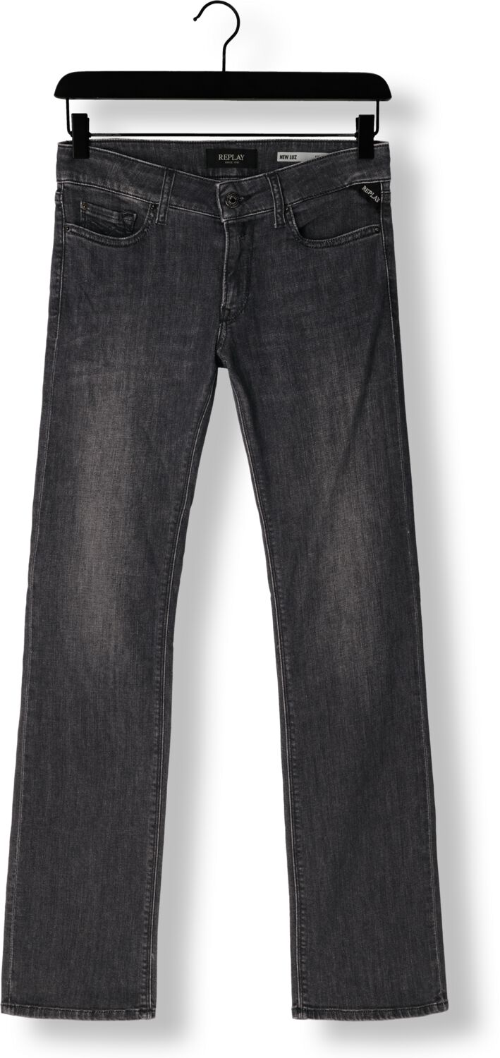 REPLAY Dames Jeans New Luz Bootcut Pants Donkergrijs