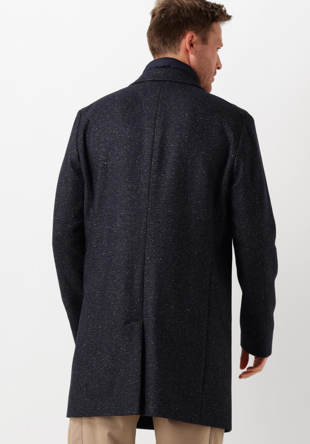 BOSS BLACK Heren Jassen H-hyde-bib-234 Donkerblauw