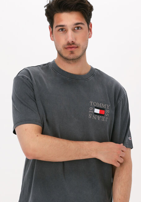 Zwarte TOMMY JEANS T-shirt TJM TIMELESS BOX TEE - large