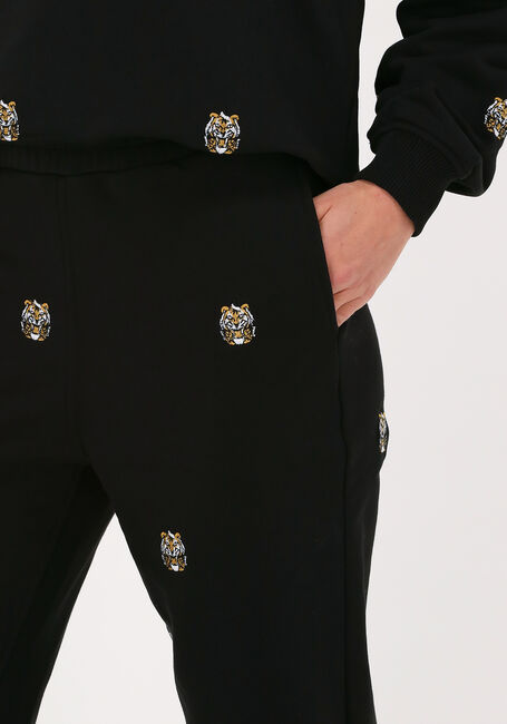 Zwarte ALIX THE LABEL Joggingbroek LADIES KNITTED TIGER SWEATPANTS - large