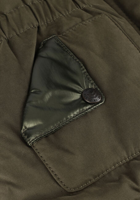 Donkergroene IKKS Winterjassen PARKA BIMAT CAP - large