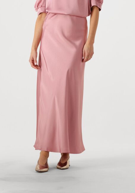Roze NEO NOIR Maxirok VICKY HEAVY SATEEN SKIRT - large