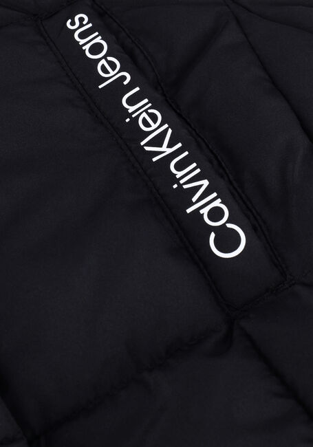 Zwarte CALVIN KLEIN Gewatteerde jas LONG QUILTED PUFFER COAT - large